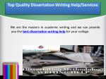 Top quality essay
