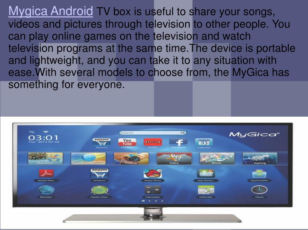 PPT Make Your TV a Smart TV Mygica Android PowerPoint Presentation ID4487971