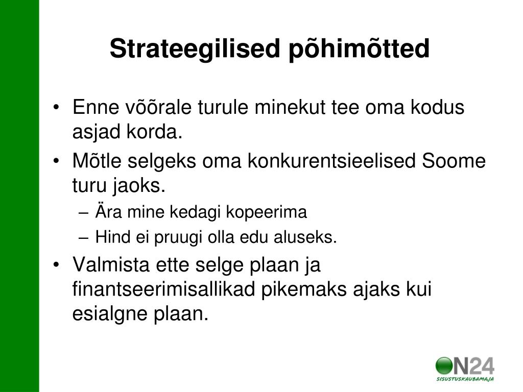 PPT - ON24 Sisustuskaubamaja Soome turul Peep Kuld Aprill 2014 PowerPoint  Presentation - ID:4488274