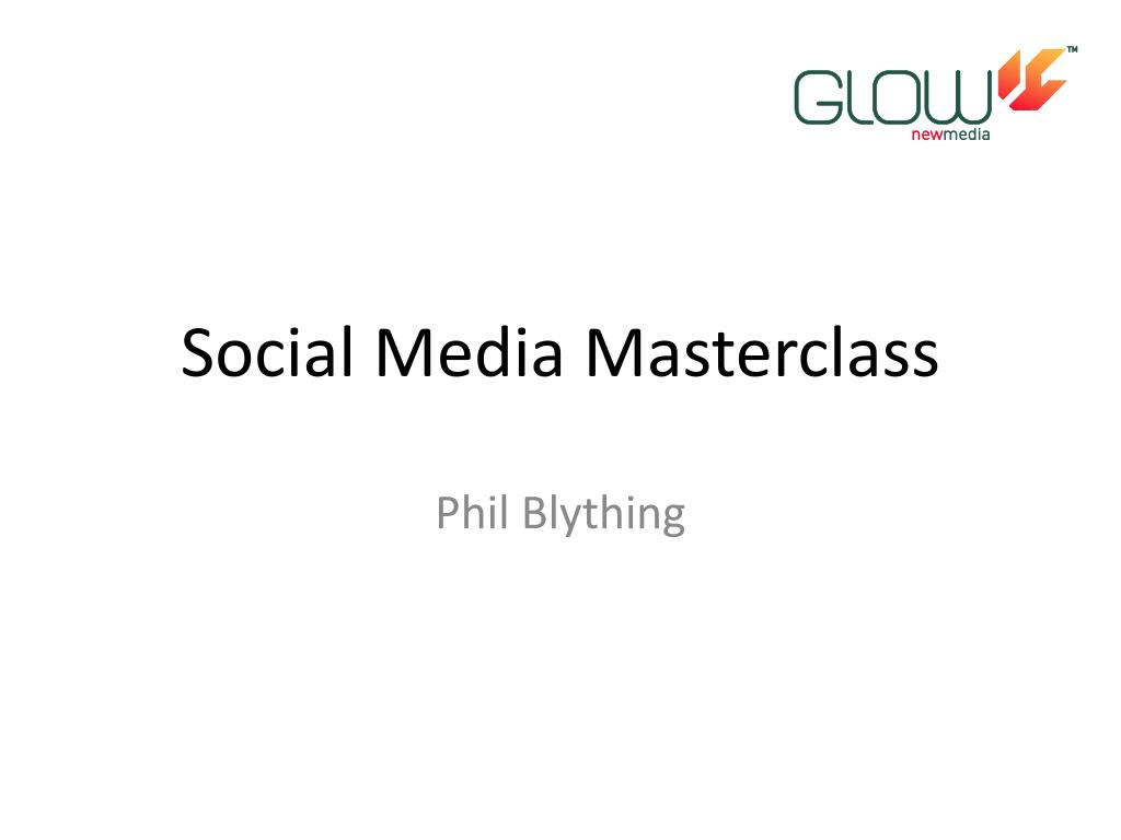 FREE MasterClass] 2023 Social Networks Study Presentation