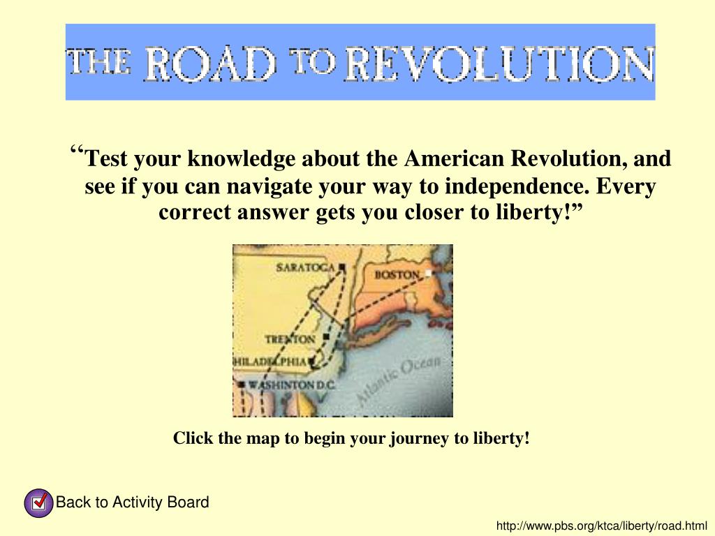 PPT American Revolution (Revolutionary War) PowerPoint