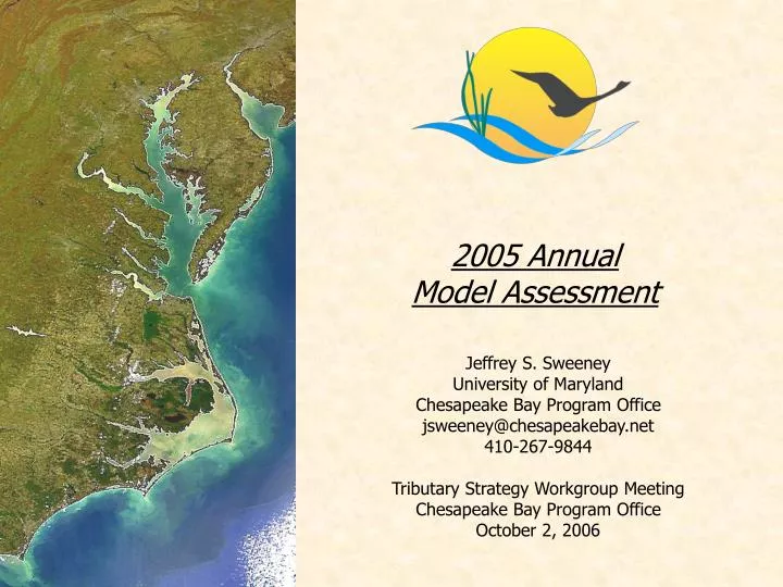2005 annual model assessment n.
