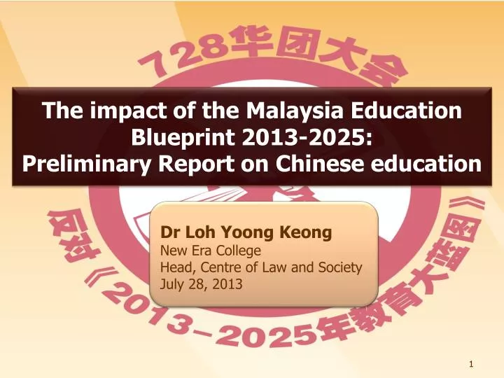 PPT - The impact of the Malaysia Education Blueprint 2013 ...