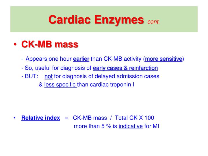 PPT Biochemical Markers for Diagnosis of Myocardial Infarction