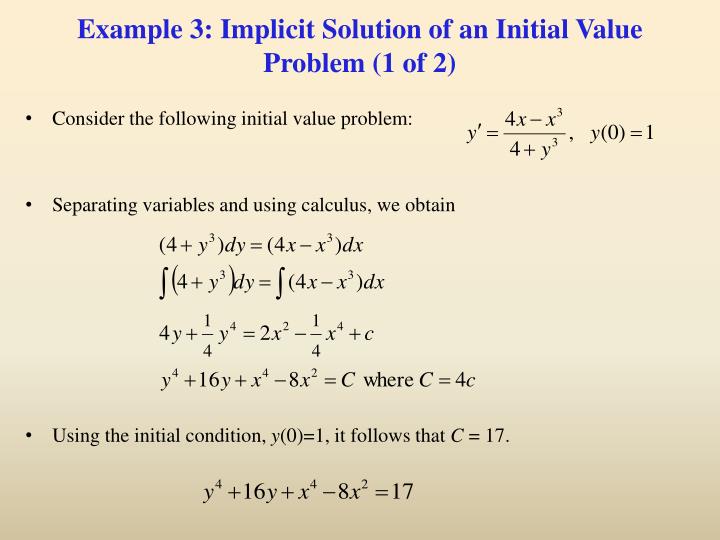 solve the initial value problem calculator