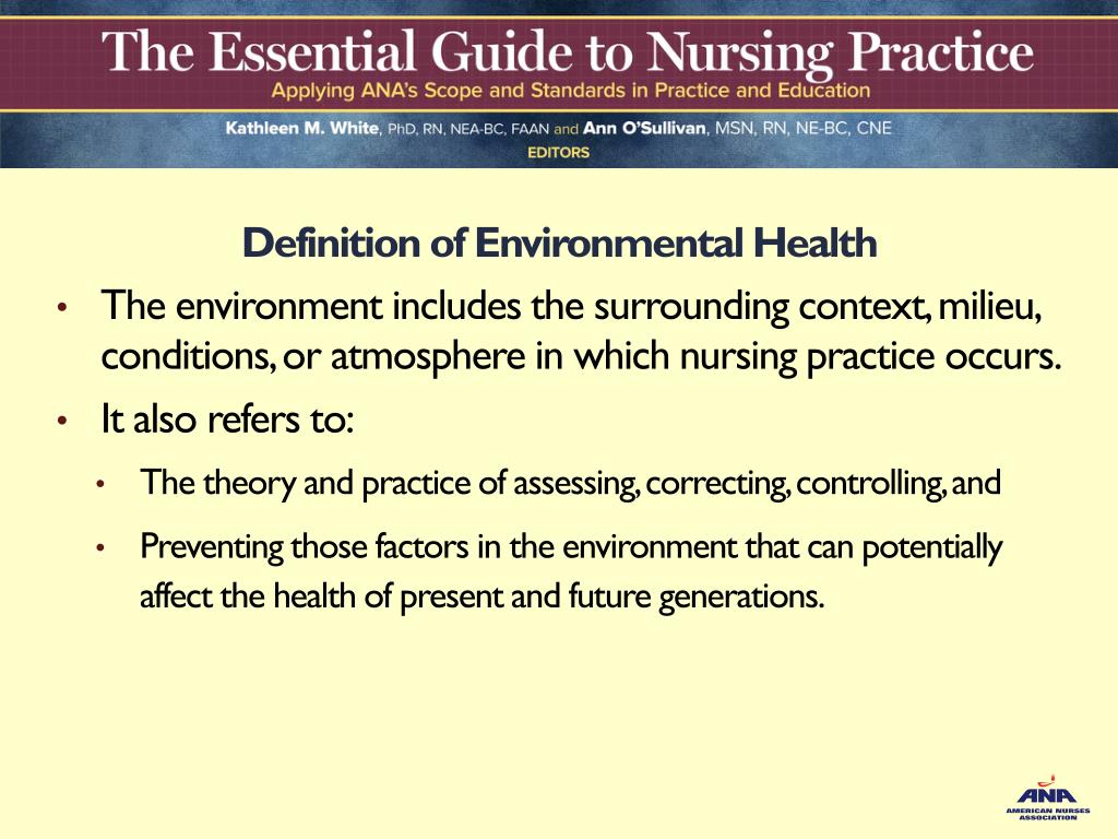 PPT Standard 16 Environmental Health PowerPoint Presentation Free 