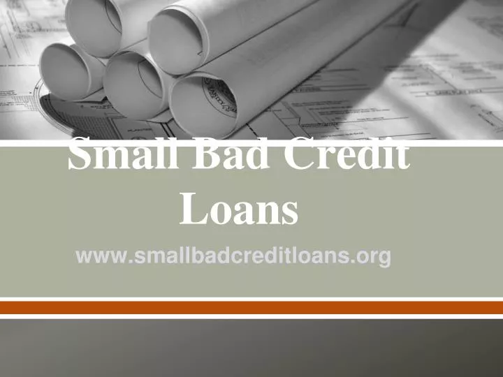 small bad credit loans n.