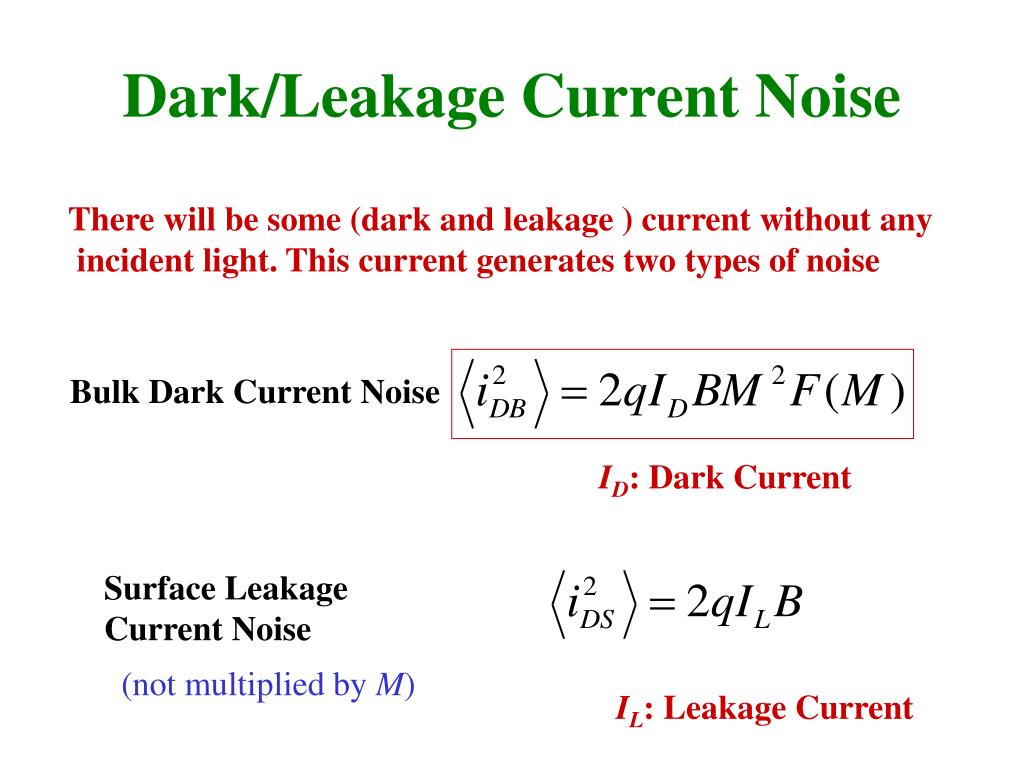 dark current dark noise dark current dark noise