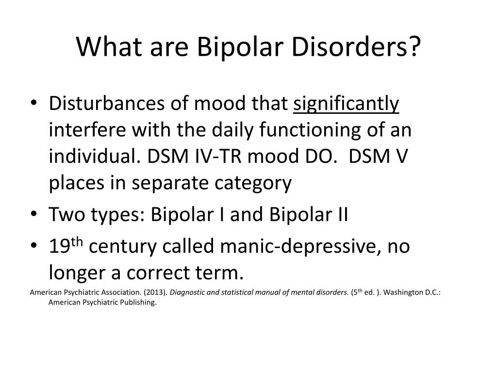 PPT - Understanding People Who Have Bipolar Disorders PowerPoint ...