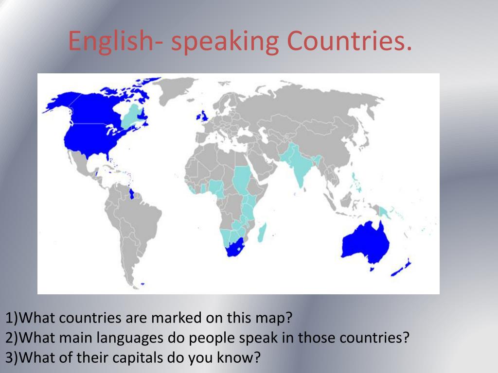 What are english speaking countries. English speaking Countries. English speaking Countries презентация. English speaking Countries Map. English speaking Countries картинки.