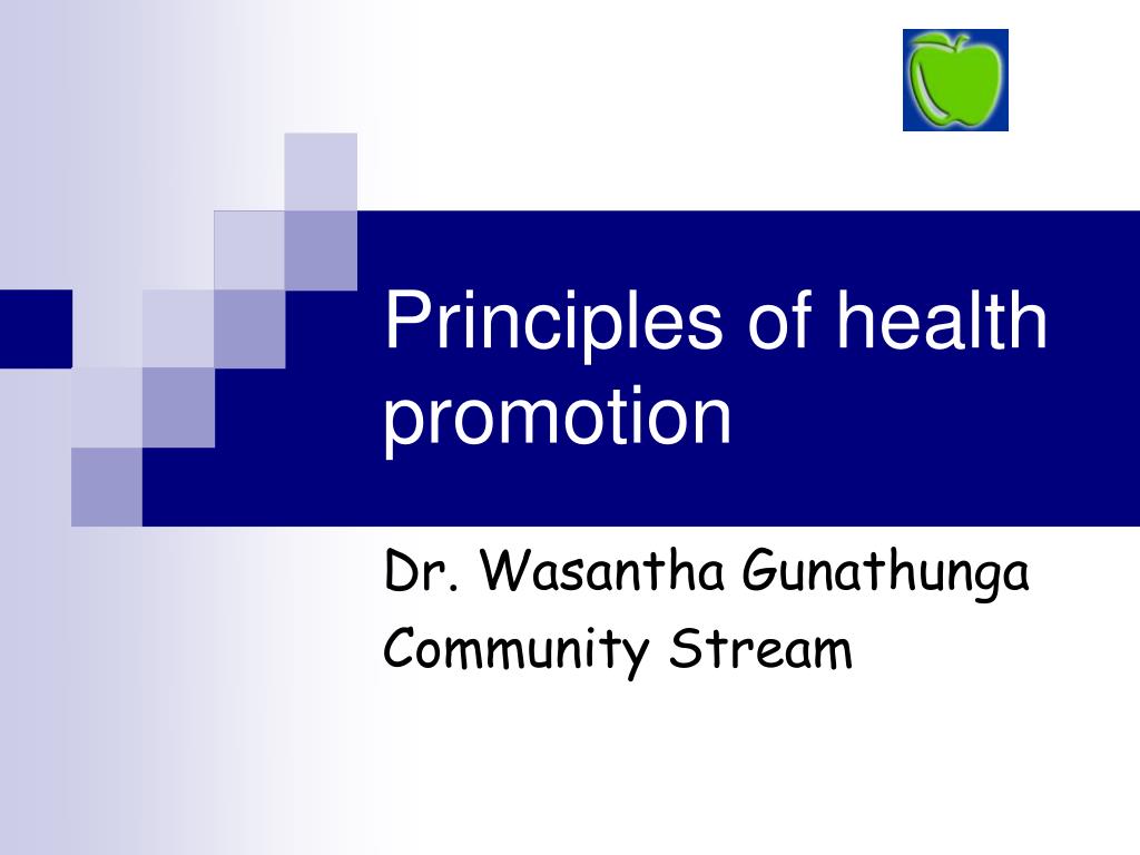 research work on health promotion