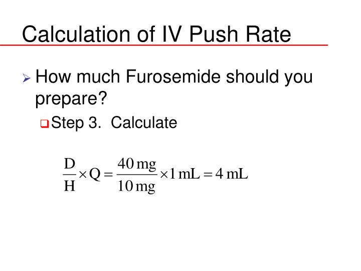 valium iv push rate lasix