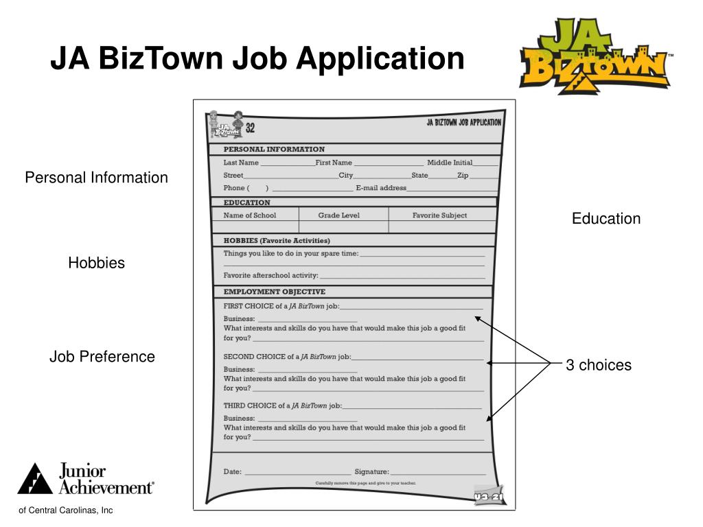 PPT to JA BizTown™ Teacher Training PowerPoint Presentation