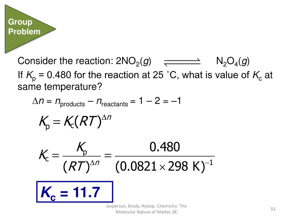 What Is Kc In Chemistry - slideshare