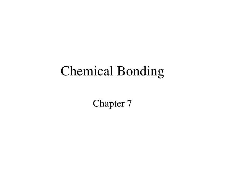 ppt chemical bonding powerpoint presentation id 4499686 most ionic bonds form when elements from