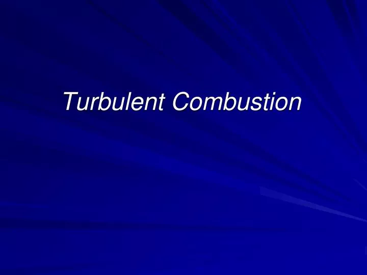 turbulent combustion n.