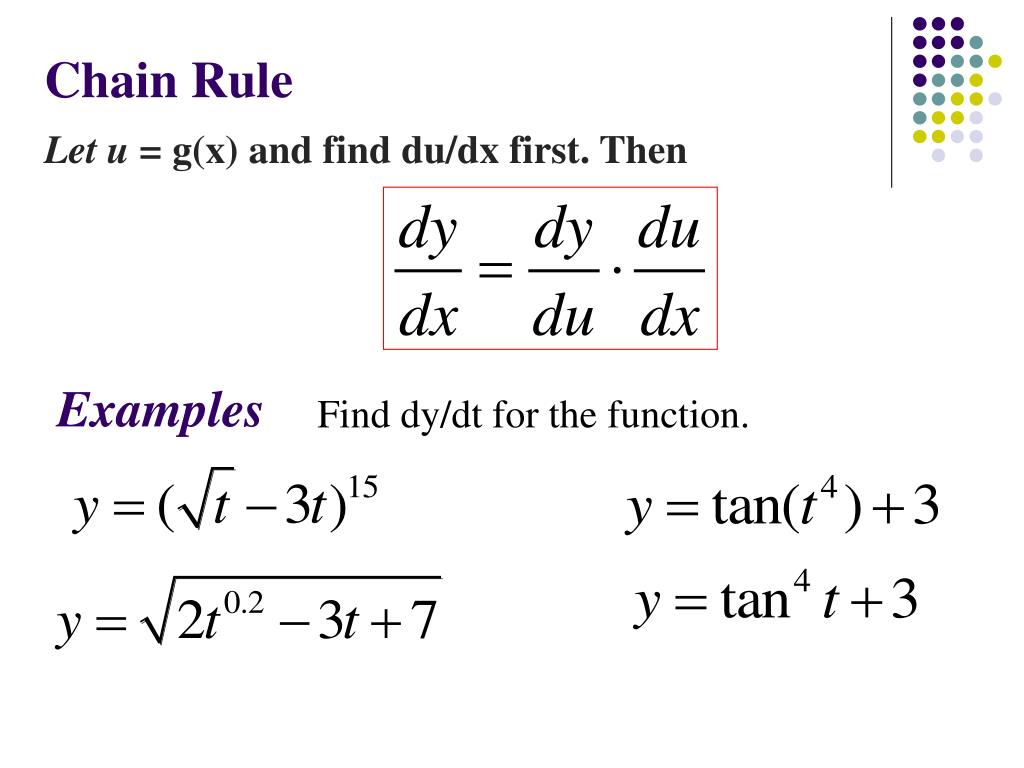 Ppt Section 34 The Chain Rule Powerpoint Presentation Free Download Id4500486 9259