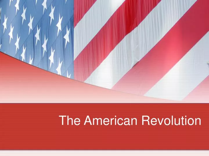 the american revolution n.