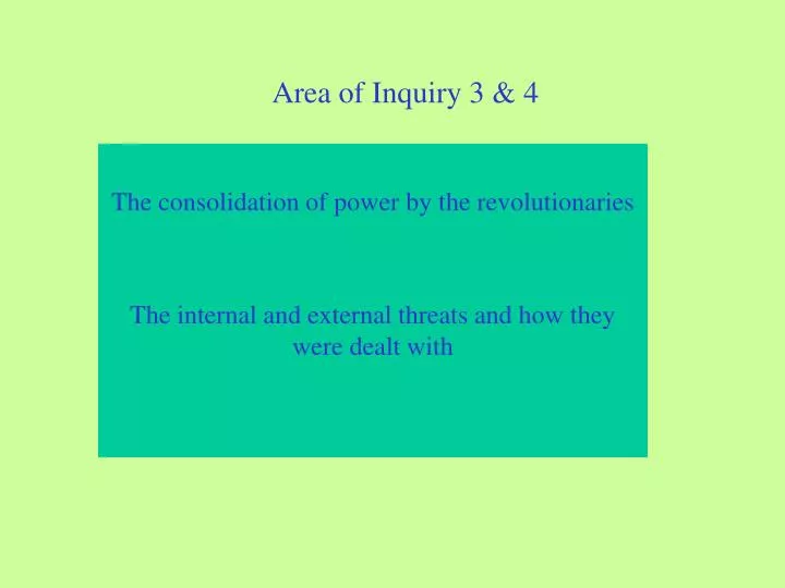 area of inquiry 3 4 n.