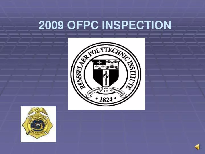 2009 ofpc inspection n.