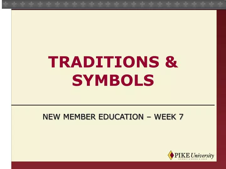 traditions symbols n.
