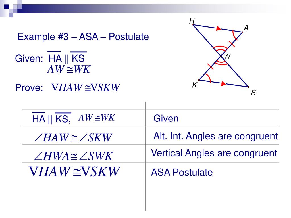 Proving vertical angles are congruent