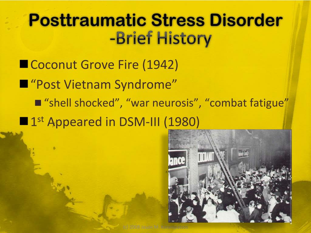 Post Traumatic Stress Disorder Post Vietnam War