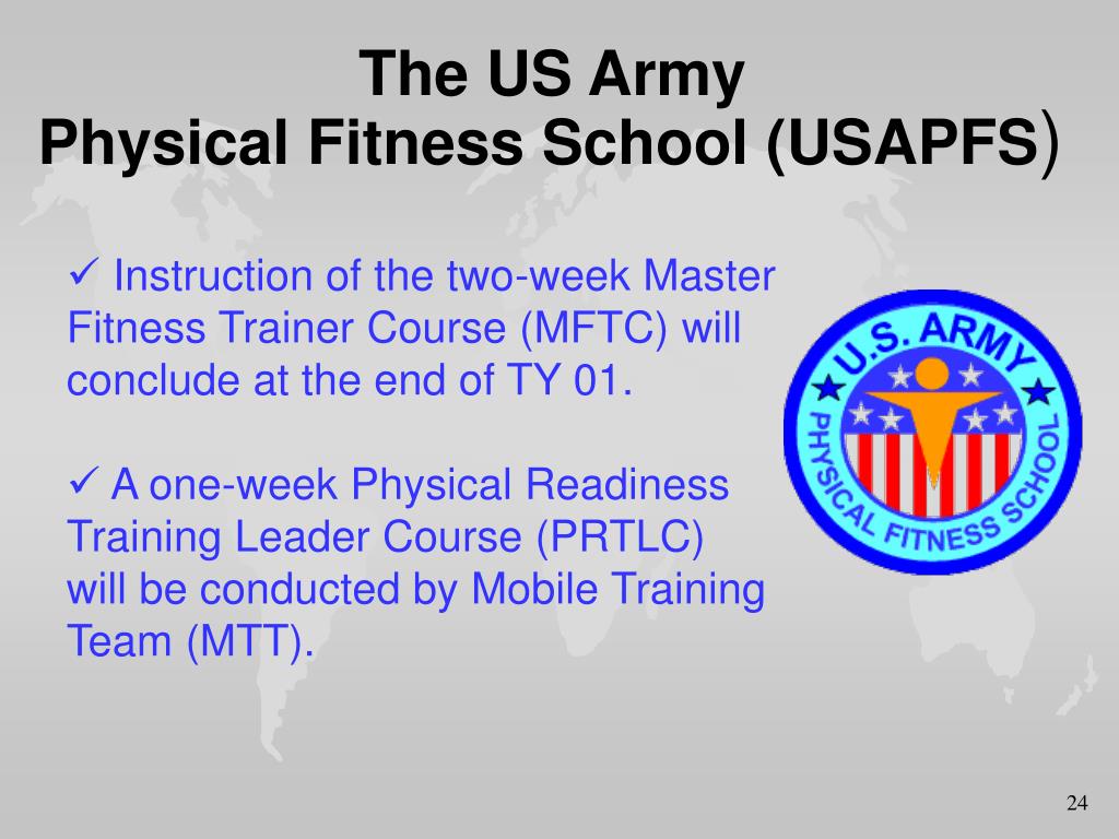 PPT The Proposed Army Physical Readiness Test (APRT) PowerPoint