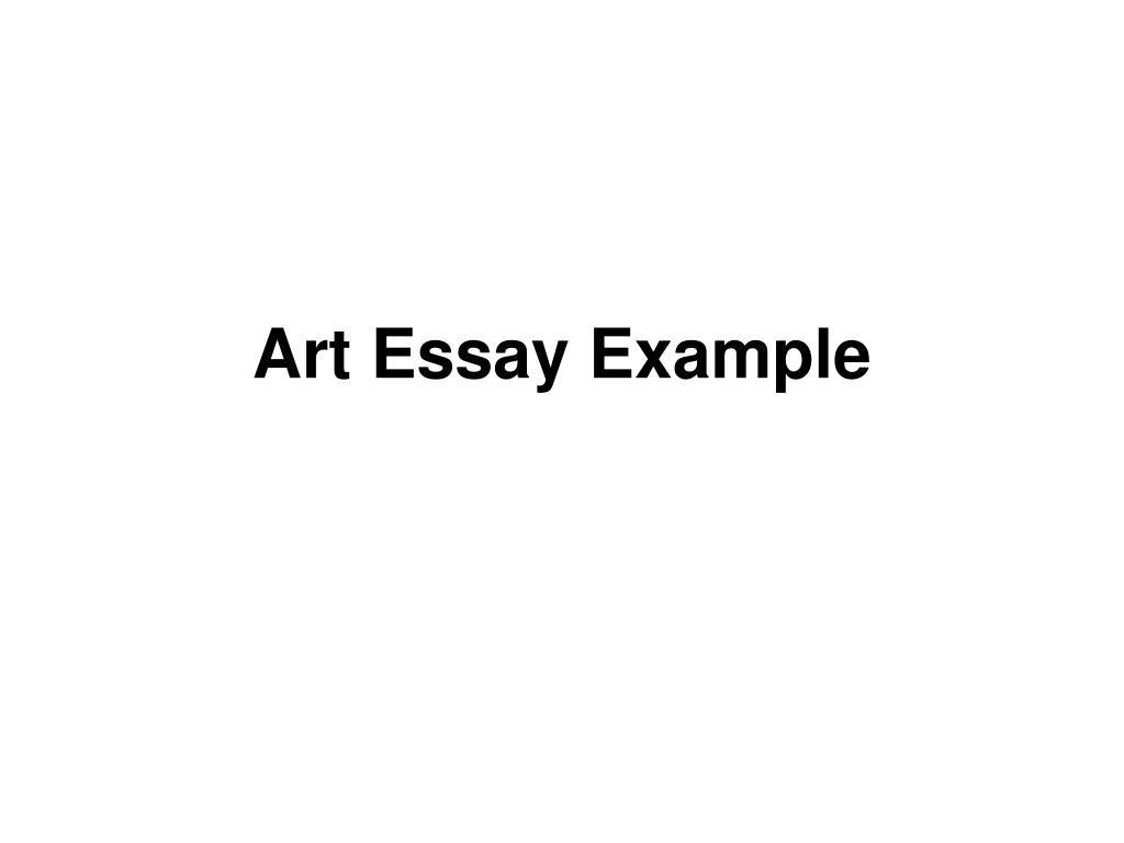 art essay examples free