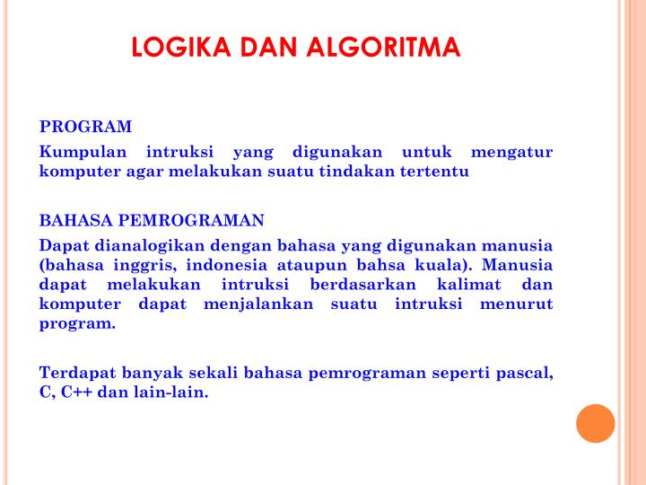 Latihan logika dan algoritma 019