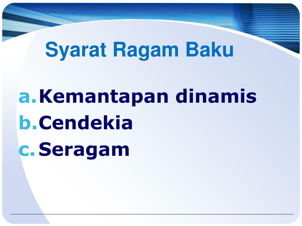 PPT - RAGAM BAHASA INDONESIA PowerPoint Presentation - ID 