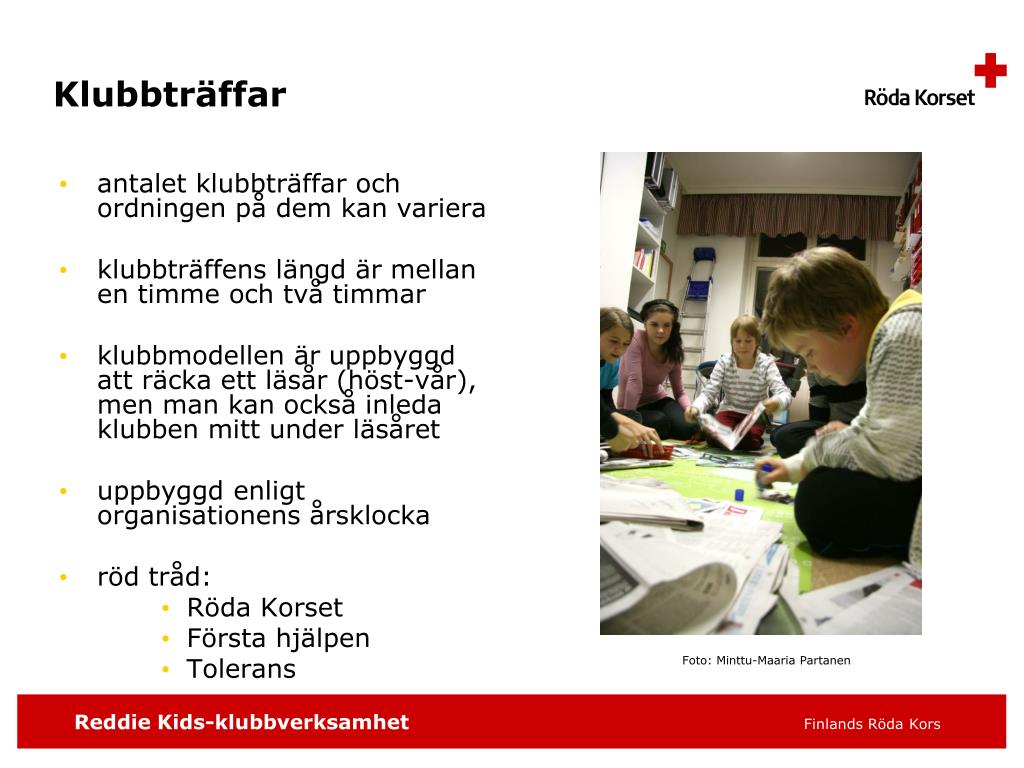 PPT - Finlands Röda Kors verksamhet för barn PowerPoint ...