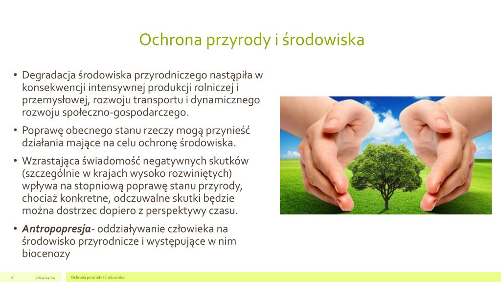 PPT - Ochrona przyrody i środowiska PowerPoint Presentation, free download  - ID:4508670