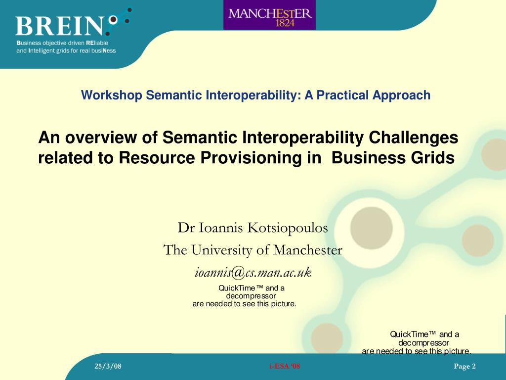 PPT - Dr Ioannis Kotsiopoulos The University of Manchester ioannis@cs.man.ac.uk  PowerPoint Presentation - ID:4508947