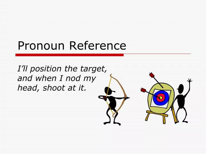 PPT Pronoun Reference PowerPoint Presentation Free Download ID 4509223