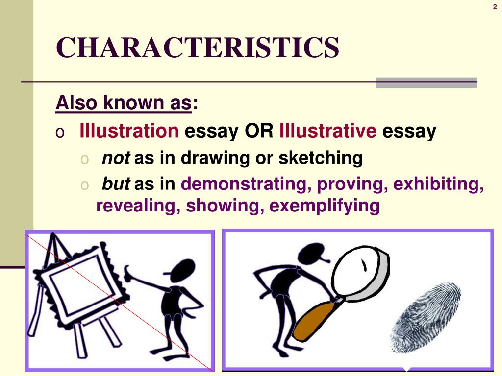 what is an illustration essay