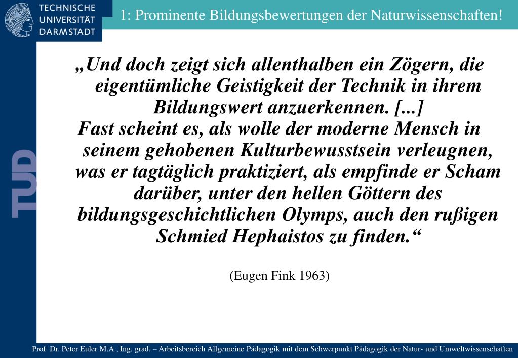 Ppt Naturwissenschaft Stiefkind Der Bildung Powerpoint Presentation Id 4510145