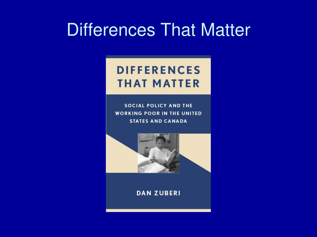 Making Differences Matter Review Making Differences Matter Review