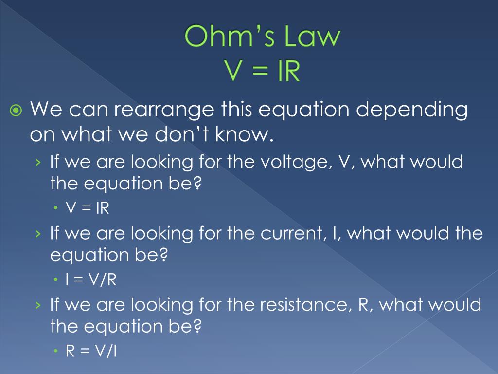 PPT Ohm’s Law PowerPoint Presentation, Free Download ID4510650 