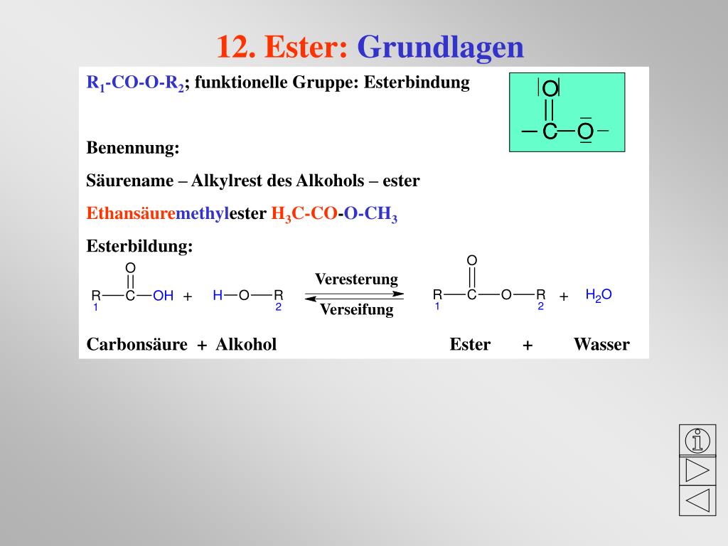 PPT - 7. Alkohole : Grundlagen PowerPoint Presentation ...