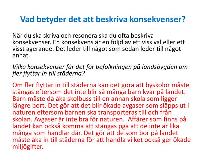 vad betyder konsekvenser vad betyder konsekvenser