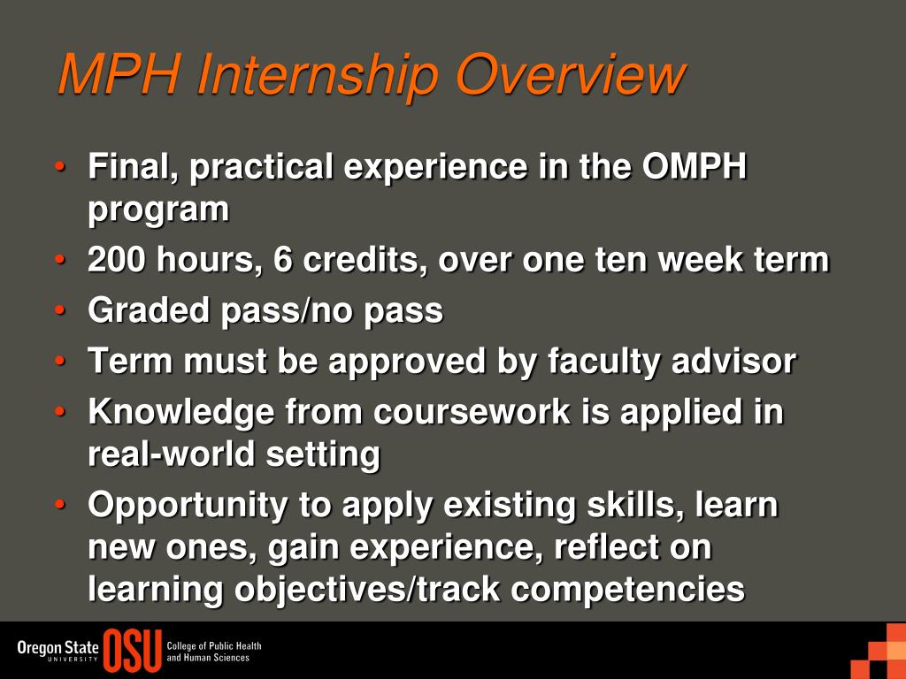 PPT MPH Internship Seminar PowerPoint Presentation, free download