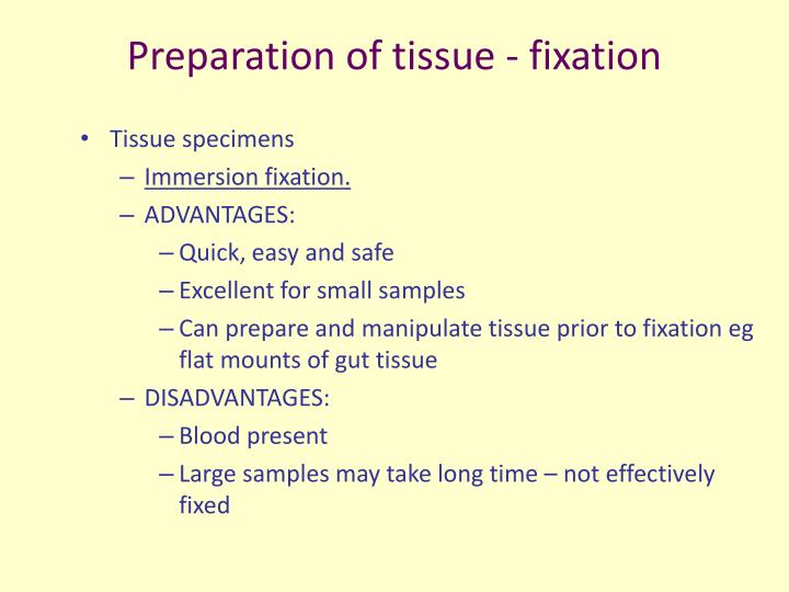 Tissue Fixation Examples – Intro to Tissue Fixation in Histology: Types ...