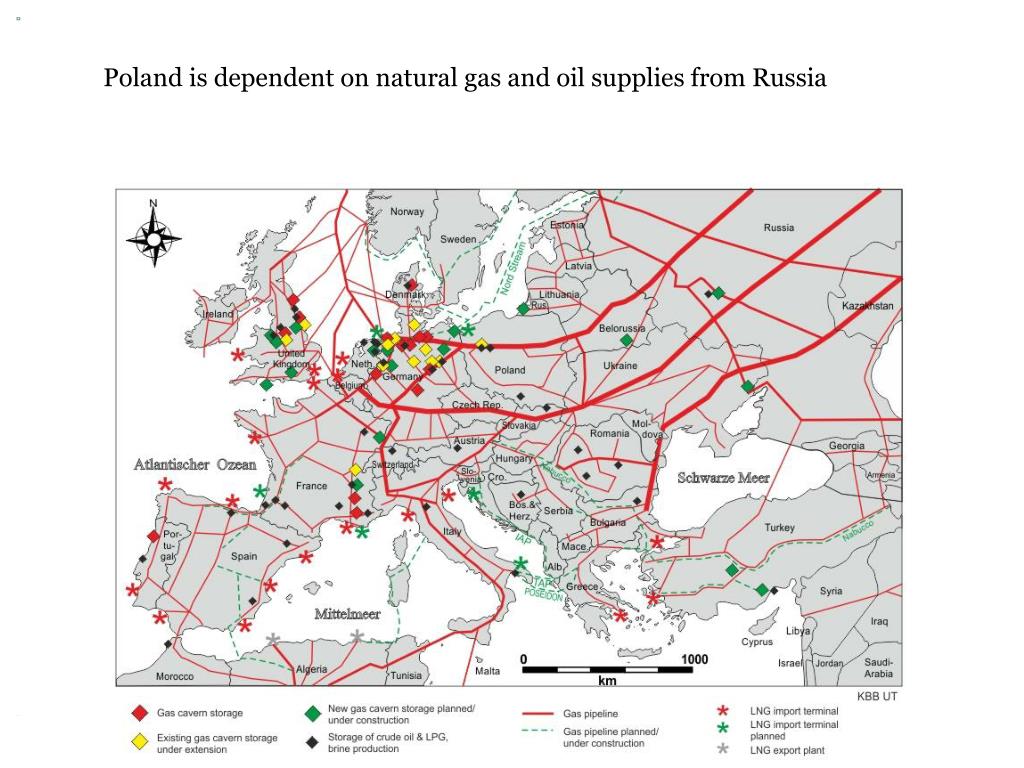 Карта Газопроводов В Европу