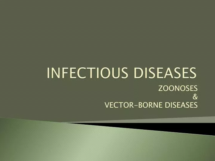 infectious diseases n.