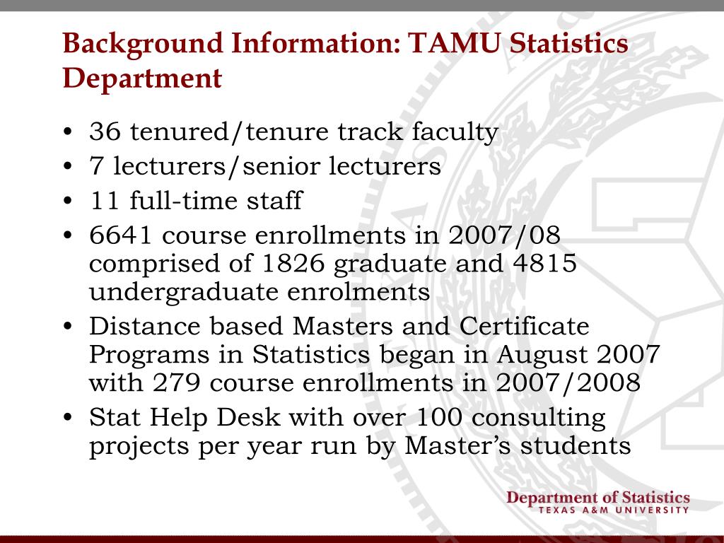 Ppt Department Of Statistics Powerpoint Presentation Free