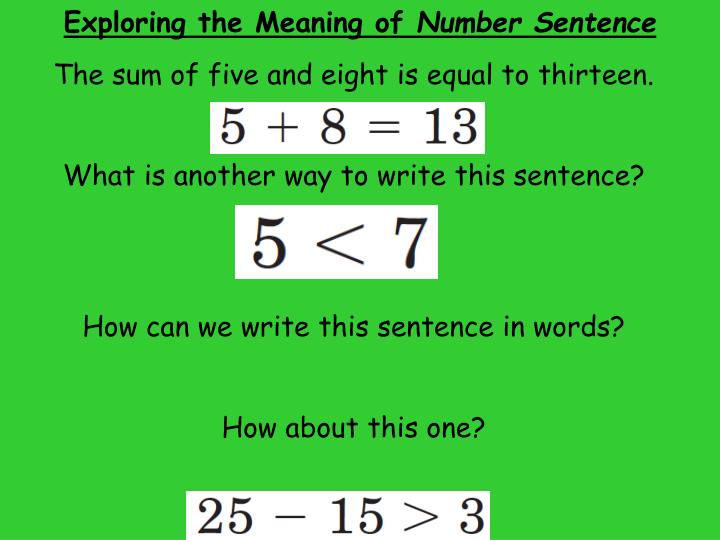 Ppt 3 9 true or false number sentences powerpoint presentation id 