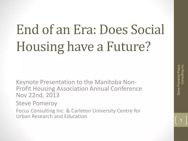 end of an era does social housing have a future n.
