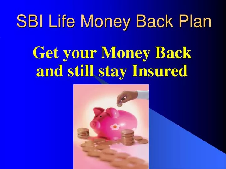 sbi life money back plan n.