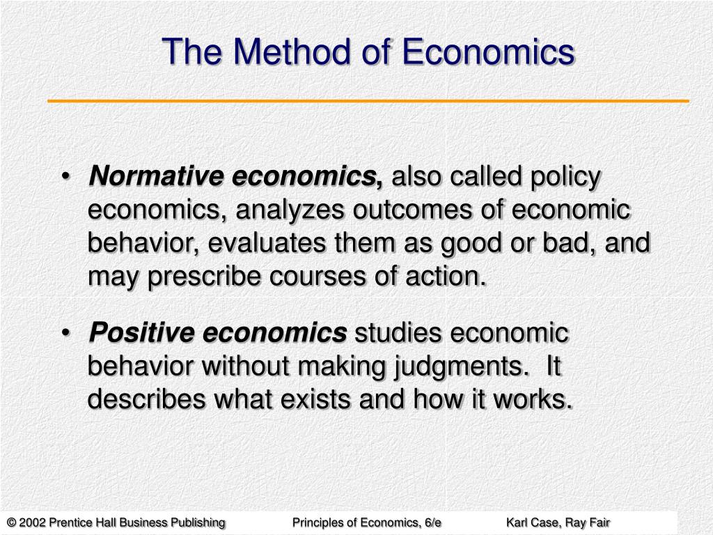 definition methodology economic